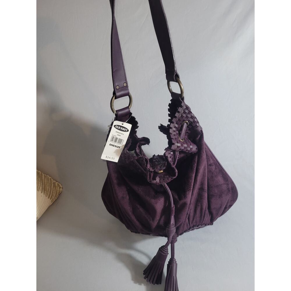 NWT Old Navy Purple bohemian style purse never used.